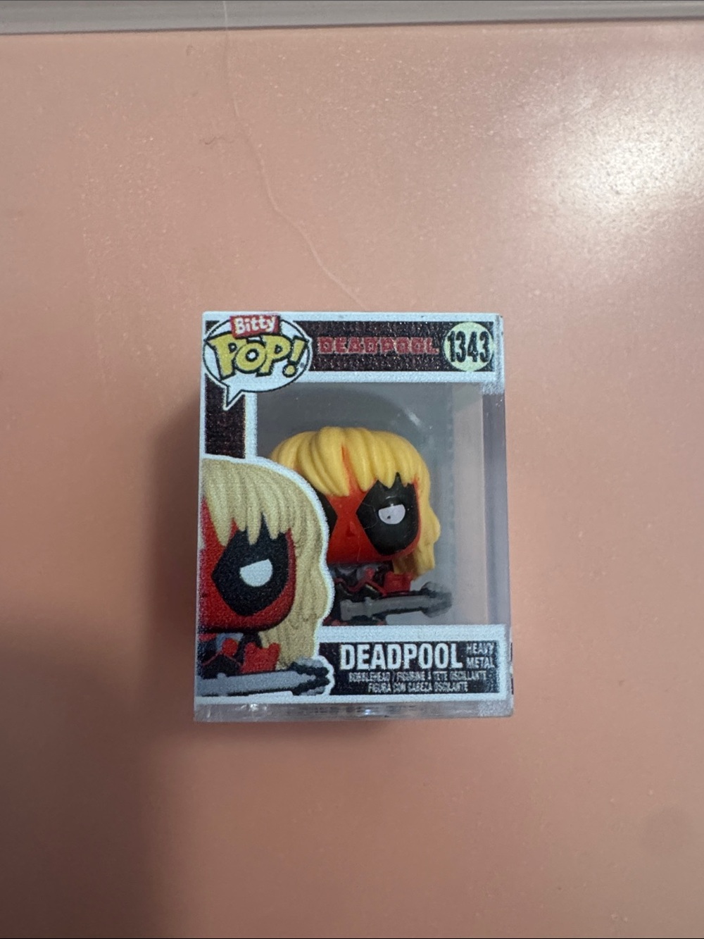 Funko Pop! Deadpool Blonde Hair Red Black Figure